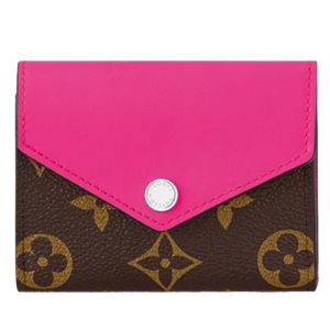 M82982 Monogram coated canvas Pink Cowhide-leather trim Cowhide-leather lining Zoé Wallet